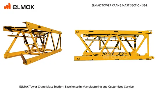 Section de mât pour grue à tour8t Hammerhead Qtz125 (6015)