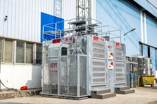 Prix ​​d'usine Direct palan à crémaillère/ascenseur de construction