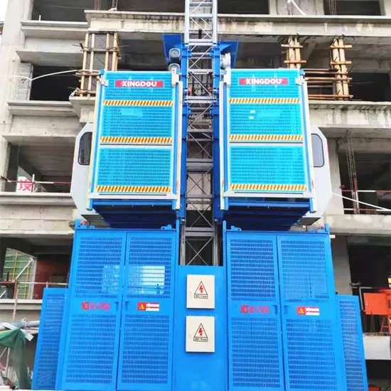 Sc200/200 palan de construction de bâtiments de 2 tonnes avec une capacité de 2000 kg